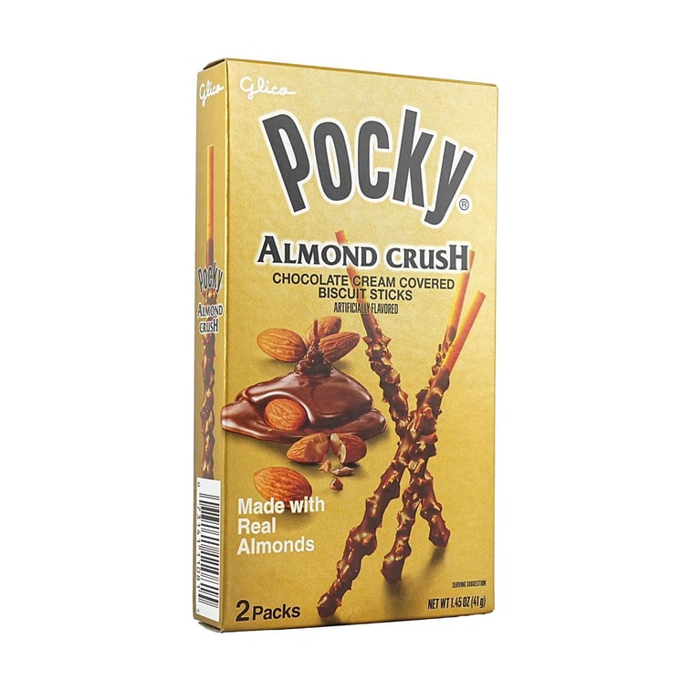 GLICO格力高 POCKY百奇 巴旦木巧克力涂层饼干棒