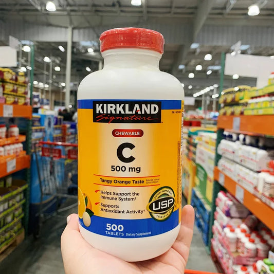 kirkland柯克兰 可咀嚼维生素C片500mg500粒