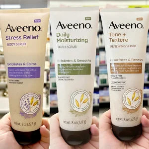【护肤】艾维诺Aveeno 燕麦去角质磨砂系列