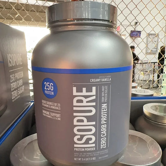 Isopure零卡零糖乳清蛋白粉 奶油香草味1.57kg