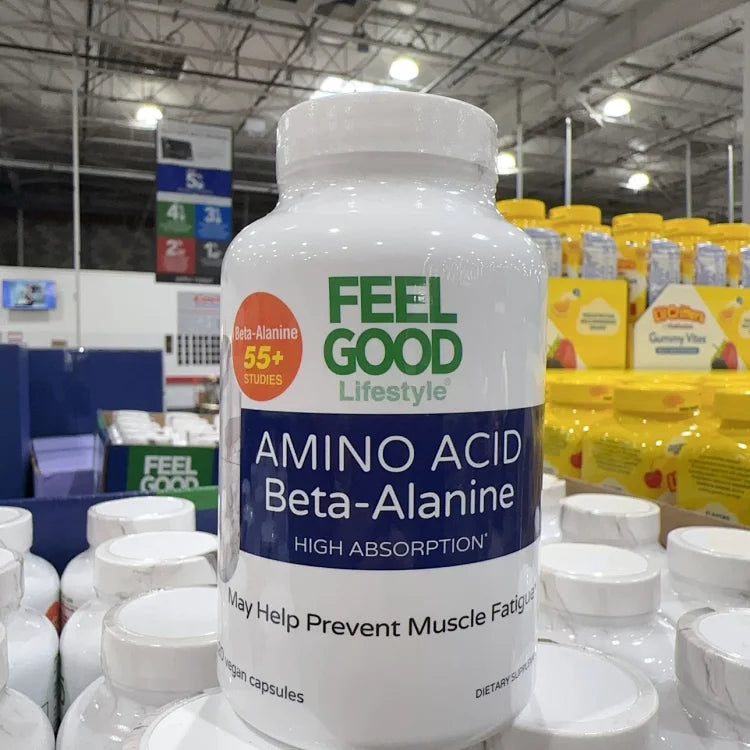 Feel Good高吸收型β-丙氨酸胶囊120粒 延缓肌肉疲劳 提升肌肉耐力