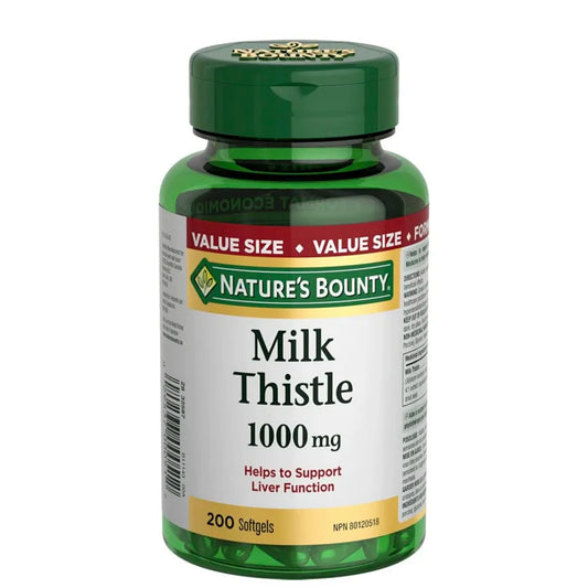 Nature's Bounty自然之宝1000mg高含量水飞蓟50粒/200粒 软胶囊
