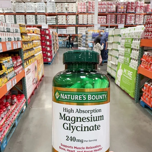 Nature’s Bounty自然之宝甘氨酸螯合镁240mg 180粒