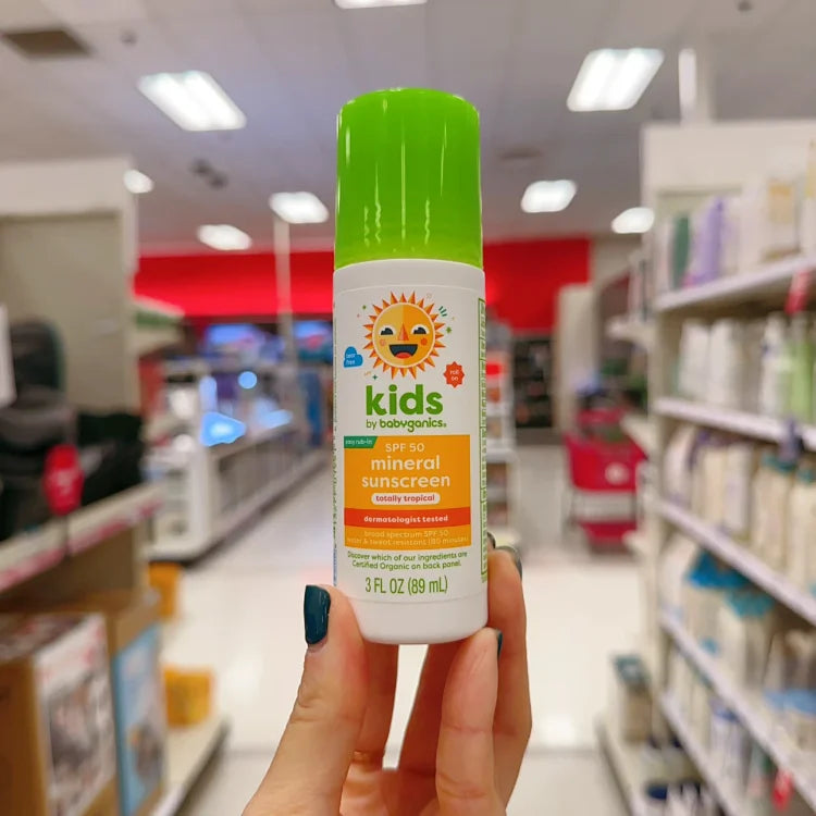 Babyganic儿童Spf50 防晒滚珠89ml