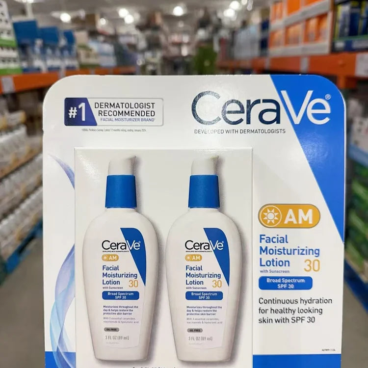 CeraVe 日用AM/夜用PM 面部保湿霜 89ml装 - 保湿防晒