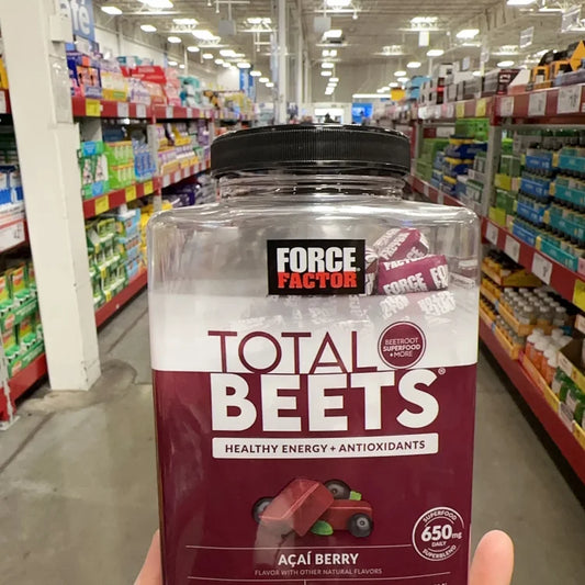 Force Factor Total Beets甜菜根su.per食物软糖 巴西莓味90粒