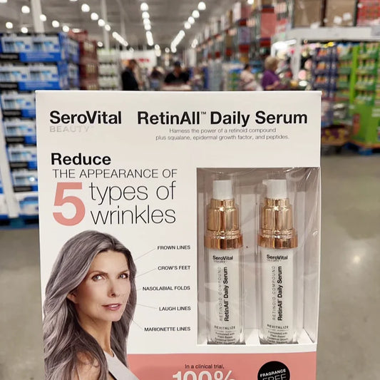 SeroVital 视黄醇角鲨浣➕肽祛皱精华30ml*两瓶装 无香型