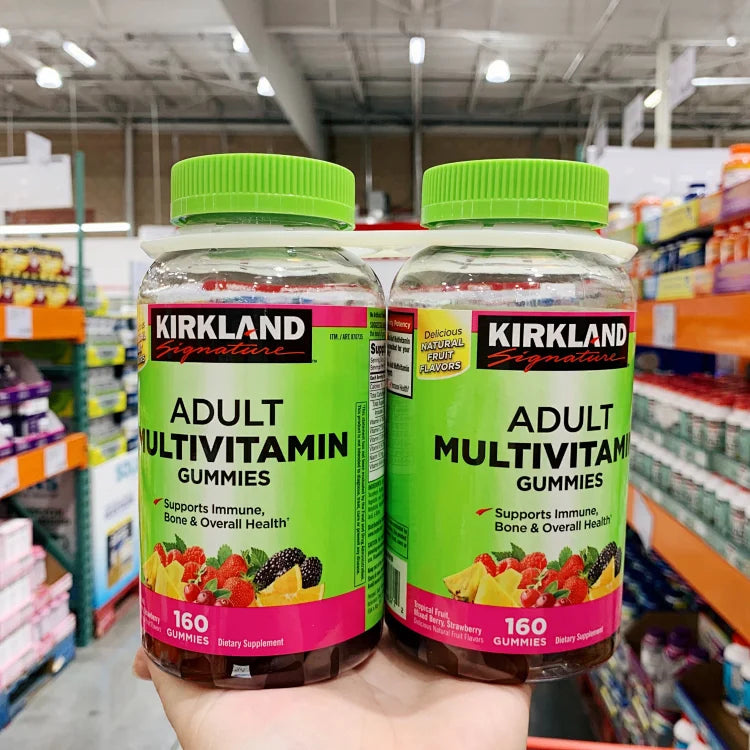 Kirkland 柯克兰成人复合多种维生素咀嚼软糖160粒*2瓶装