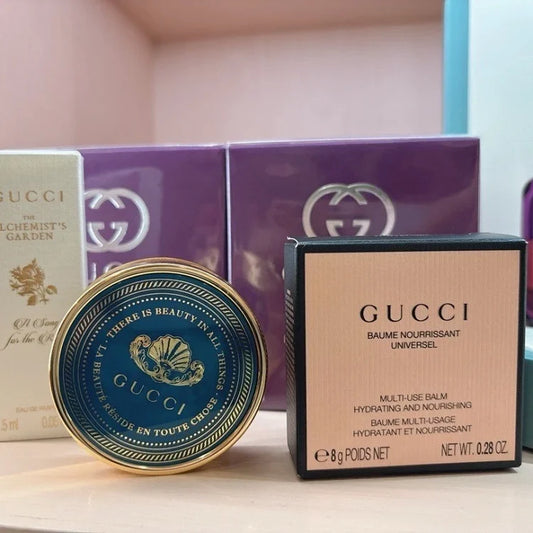 Gucci润唇滋润膏8g+1.5g香水两件套