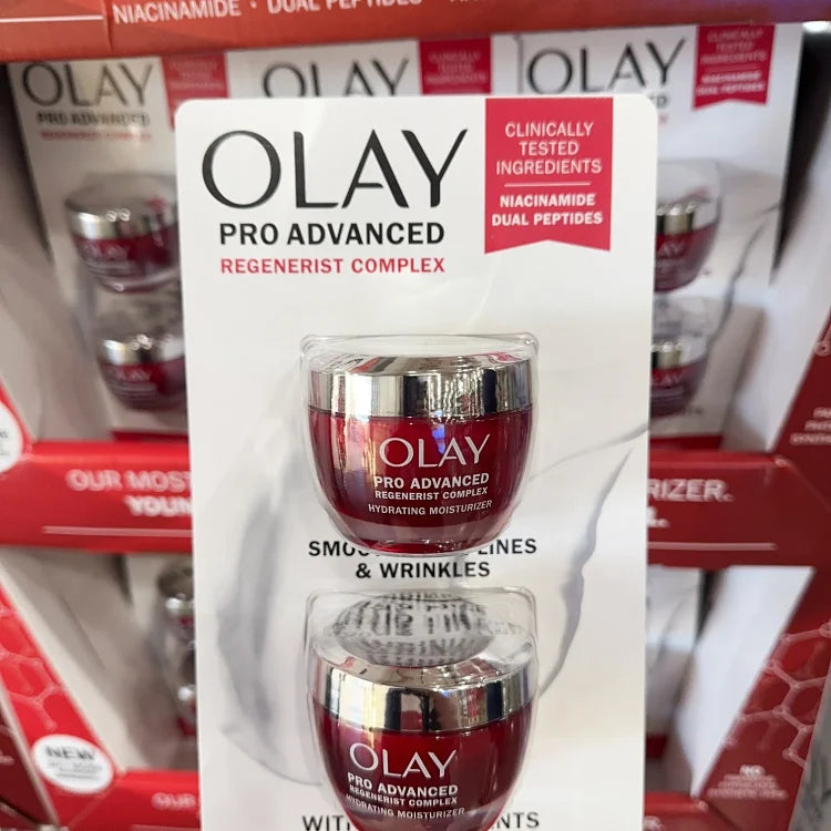 OLAY玉兰油塑颜金面霜大红瓶面霜48g*两罐装