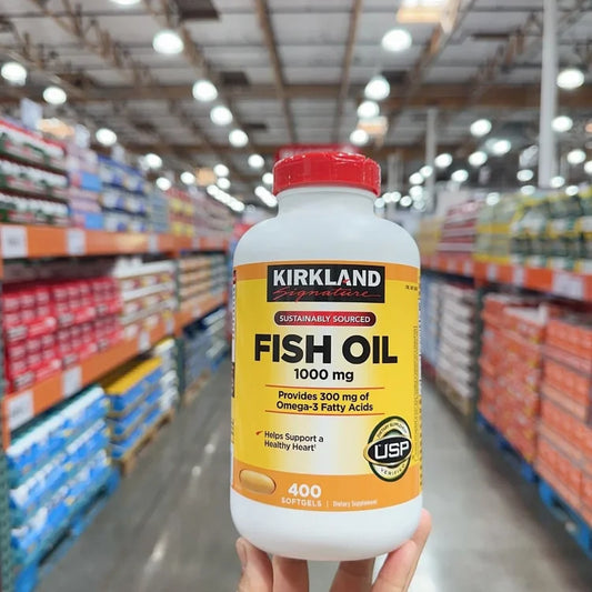 Kirkland 柯克兰 鱼油软胶囊1000mg400粒
