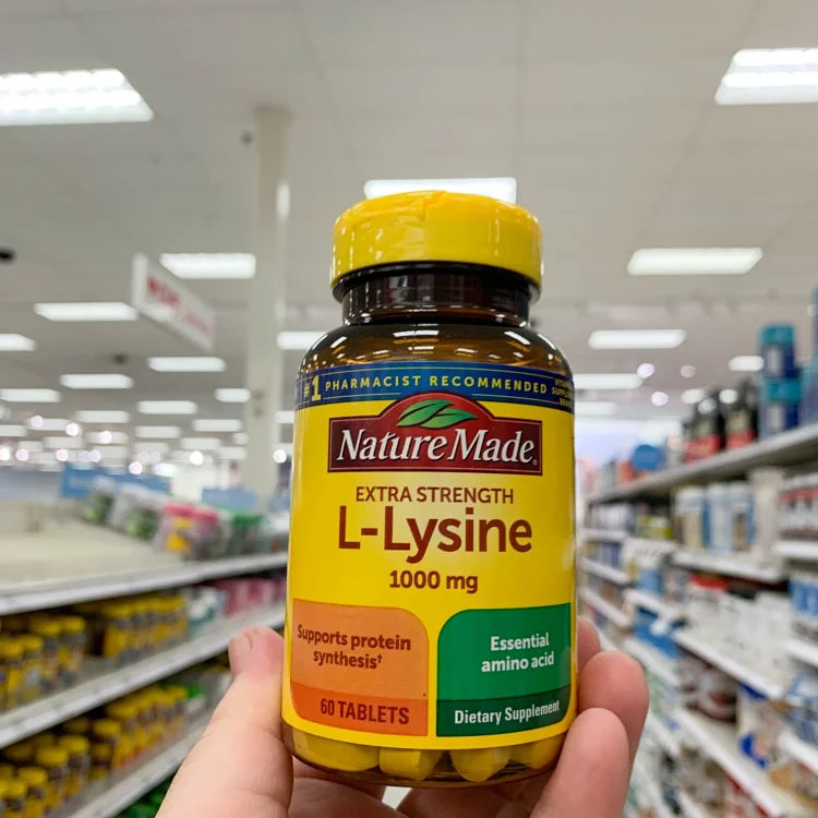 Nature Made加强营养L-Lysine赖氨酸1000mg 60粒