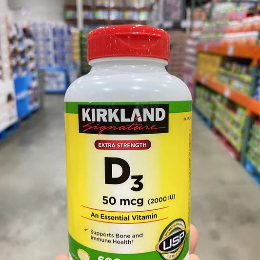 kirkland 柯克兰 维生素D3 2000IU 600粒